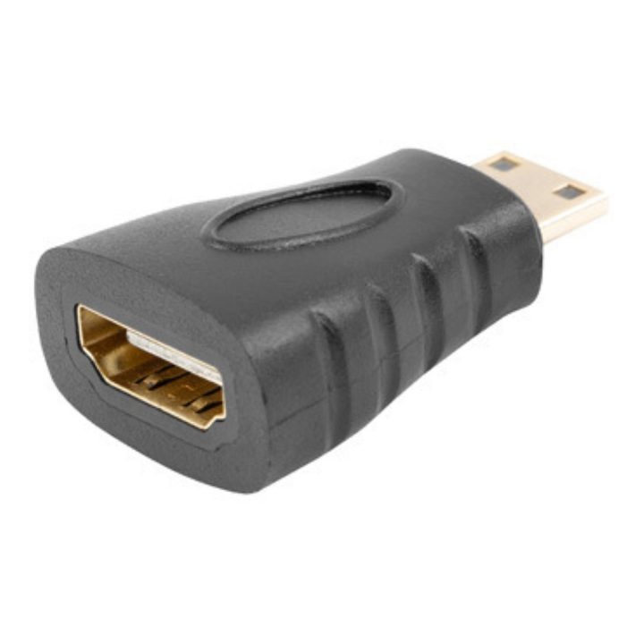 Adaptador Lanberg HDMI fêmea para HDMI mini C macho (AD-0037-BK)