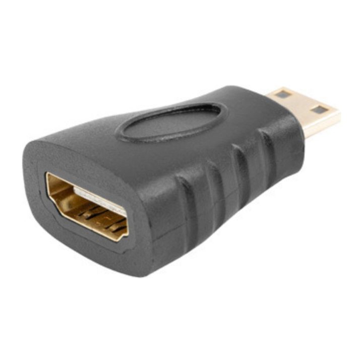 Adaptador Lanberg HDMI fêmea para HDMI mini C macho (AD-0037-BK)