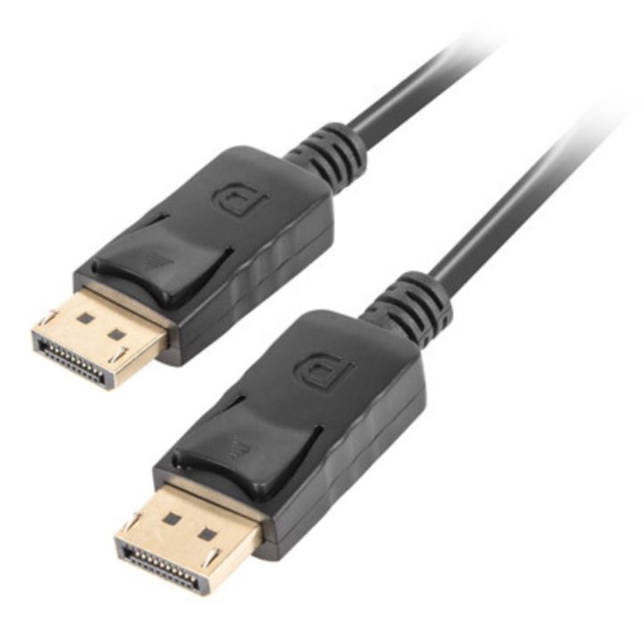 Lanberg CA-DPDP-10CC-0005-BK DisplayPort Cable 0.5 m Black