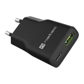 Natec NUC-2377 Universal Mobile Device Charger Black AC Fast Charging…