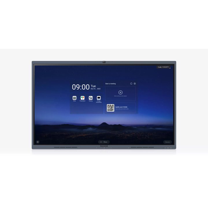 MAXHUB V6 2.18 m (86") 3840 x 2160 Pixels VA Black