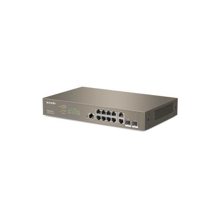 Switch IP-COM de 12 portas - TEG5312F com 10 portas Gigabit Ethernet…