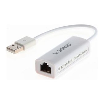 Savio CL-24 USB 2.0 to Ethernet RJ45 Adapter (SAVKABELCL-24)
