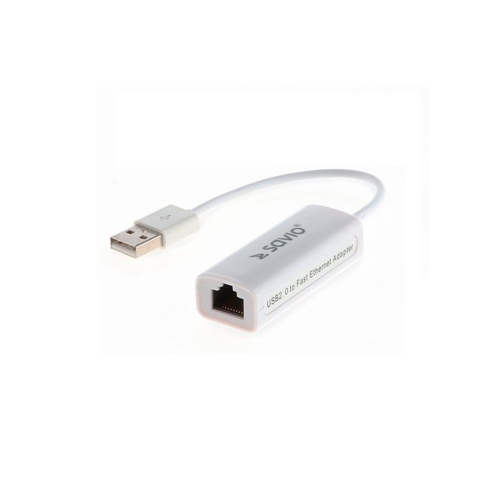 Savio CL-24 USB 2.0 to Ethernet RJ45 Adapter (SAVKABELCL-24)