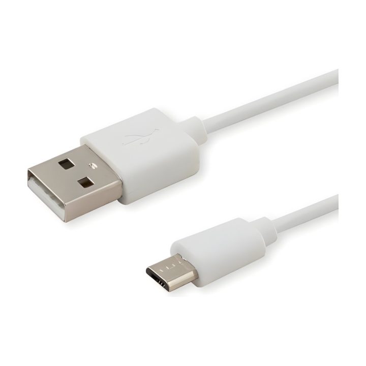 Cabo USB 2.0 para micro USB 1m branco Savio CL-123 (SAVKABELCL-123)