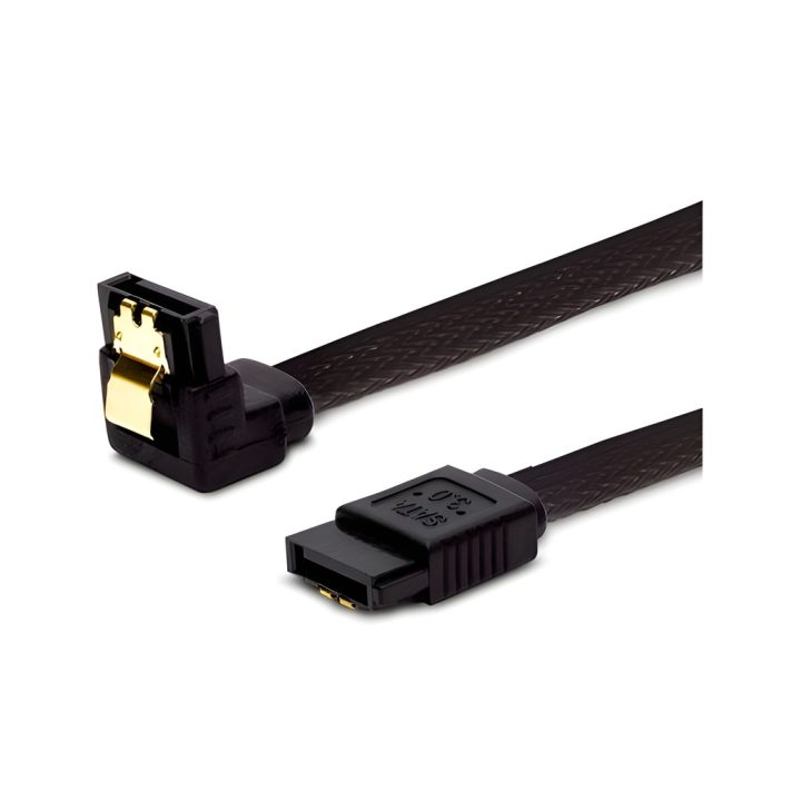 Savio GAK-04 Black Angled SATA Cable (SAVGAK-04)