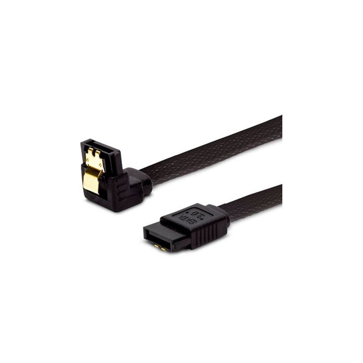 Savio GAK-04 Black Angled SATA Cable (SAVGAK-04)
