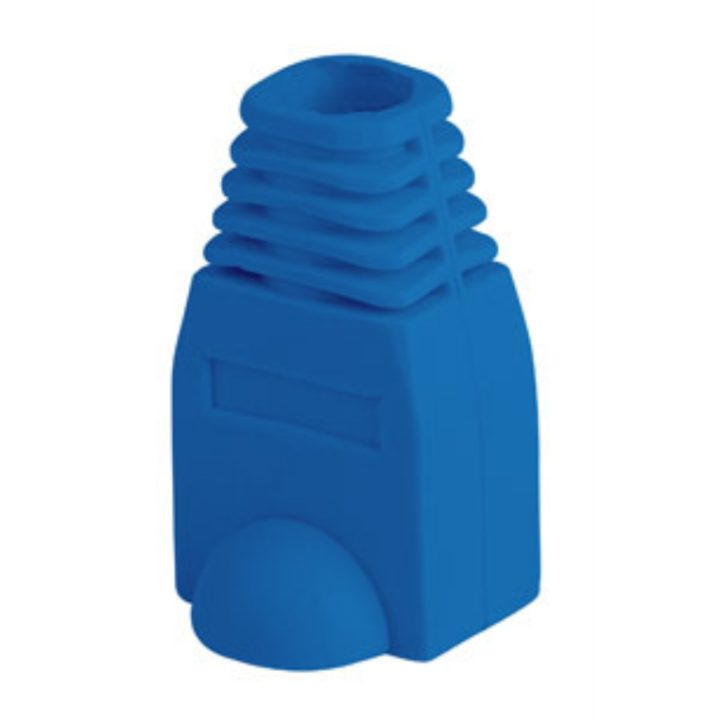 Lanberg PLB-1000-B RJ45 Connector Protective Boot Pack of 100 Blue