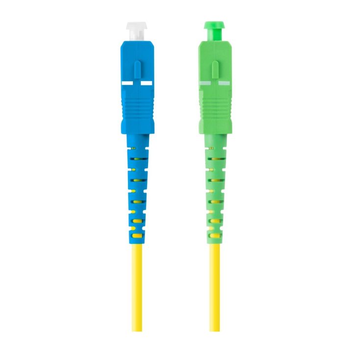 Lanberg SC-APC to SC-UPC Fiber Optic Patch Cable 1m Single-mode…