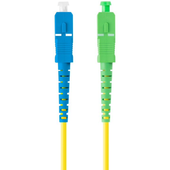 Lanberg SC-APC to SC-UPC Fiber Optic Patch Cable 1m Single-mode…