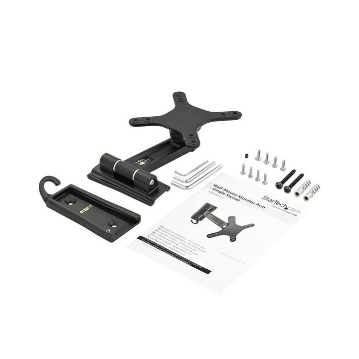 StarTech.com Single-Pivot VESA Wall Mount - For Monitors up to 34"…