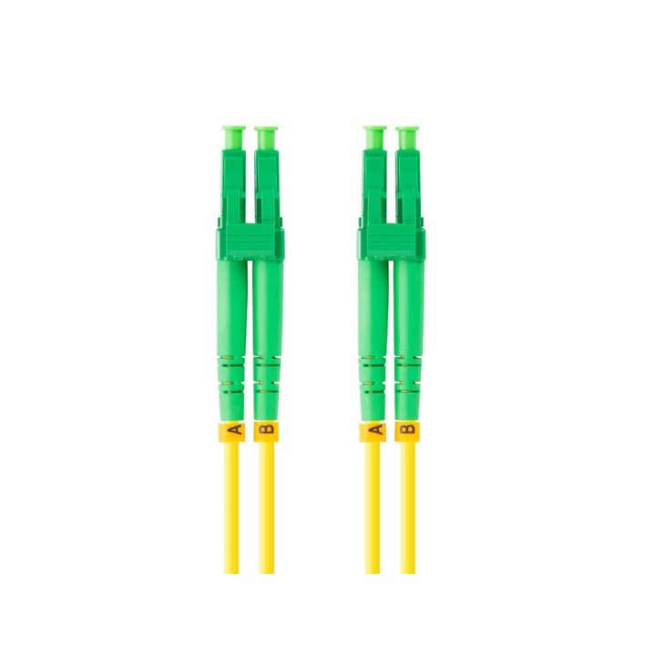 Lanberg LC-APC Fiber Optic Patch Cable 2m Single Duplex G657A1 LSZH…