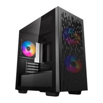 Deepcool Matrexx 40 3F m-ATX ARGB Tempered Glass Black Gaming PC Case…