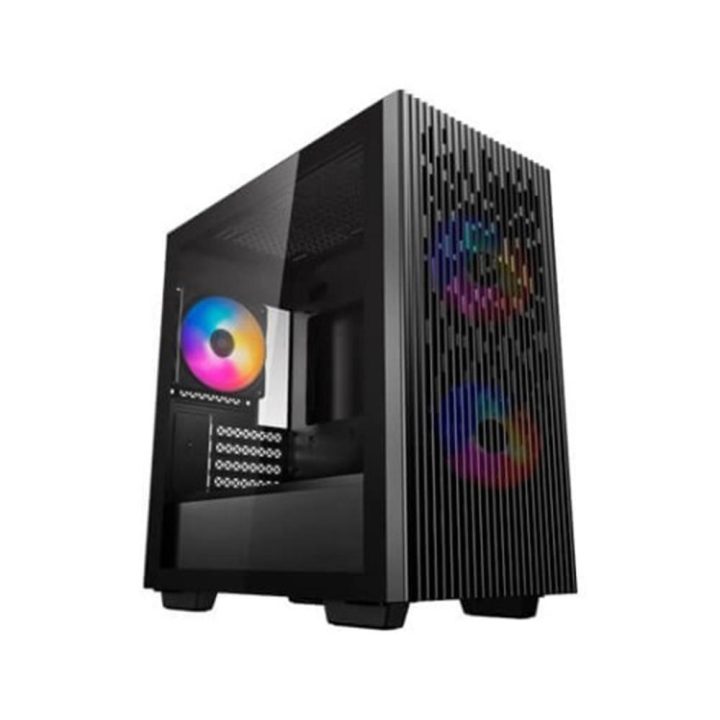 Gabinete de PC gaming Deepcool Matrexx 40 3F m-ATX ARGB vidro…