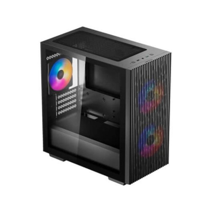 Gabinete de PC gaming Deepcool Matrexx 40 3F m-ATX ARGB vidro…