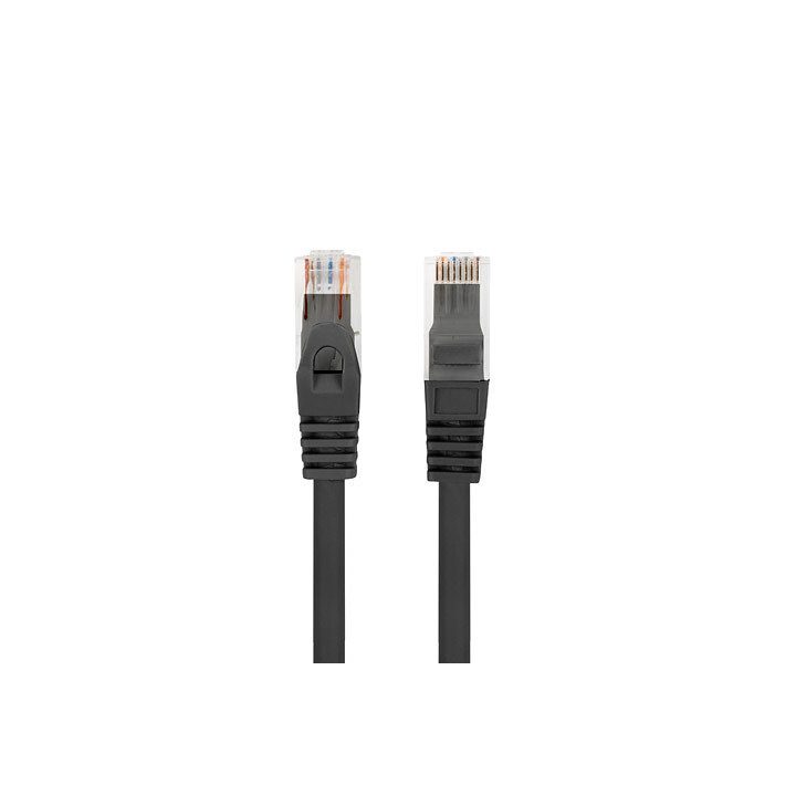 Cabo de rede Lanberg patch cord cat.6 UTP LSZH cu 3m preto fluke…