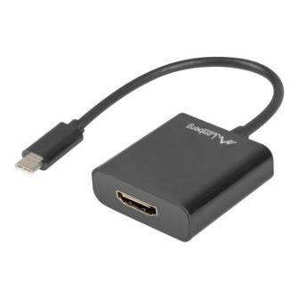 Adaptador USB Lanberg USB-C macho 3.1 a HDMI hembra 15cm DisplayPort…
