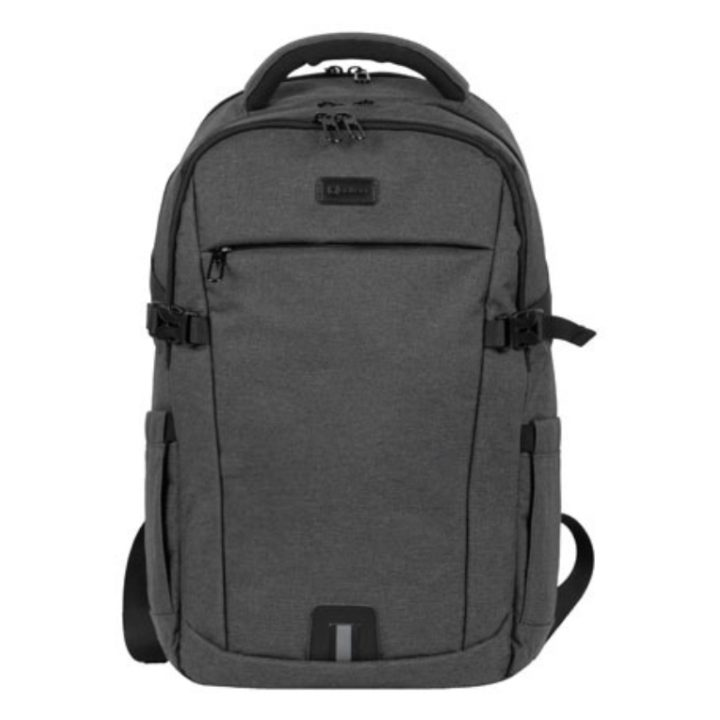 Natec NTO-2226 mochila City backpack Negro, Gris Poliéster