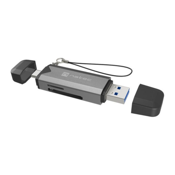 Natec NCZ-2262 Internal USB 3.1 Card Reader Black, Dark Gray