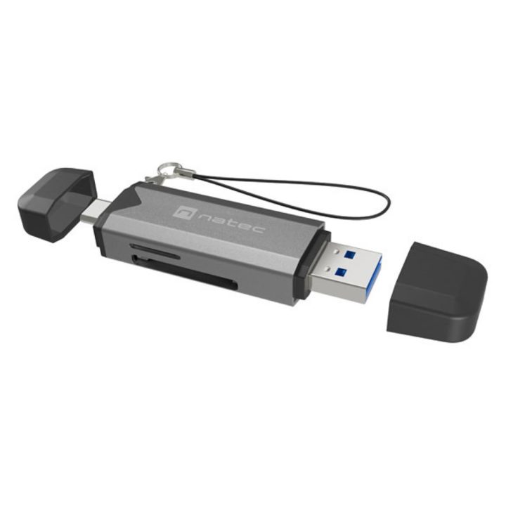 Natec NCZ-2262 Internal USB 3.1 Card Reader Black, Dark Gray