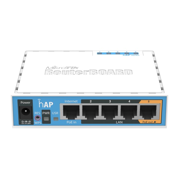 Mikrotik hAP White Power over Ethernet (PoE) (RB951UI-2ND)