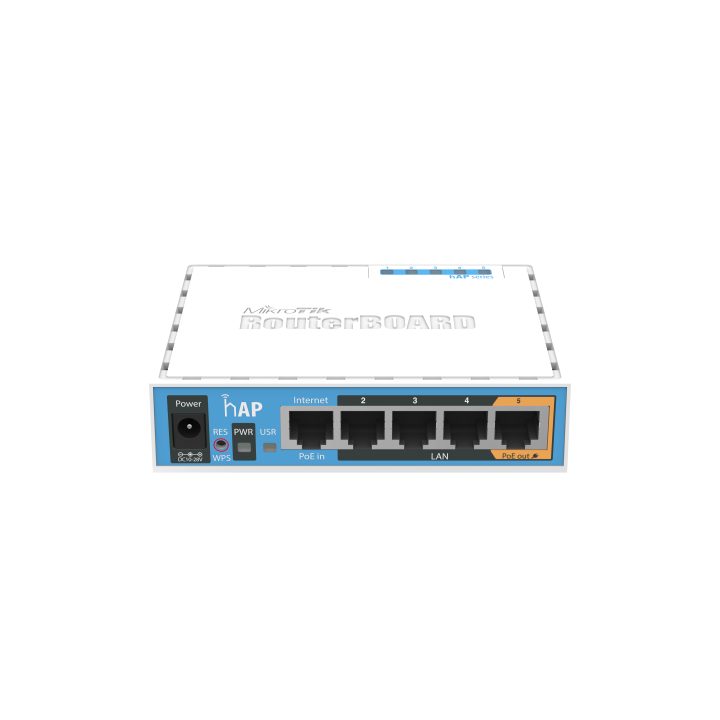 Mikrotik hAP Blanco Energía sobre Ethernet (PoE) (RB951UI-2ND)