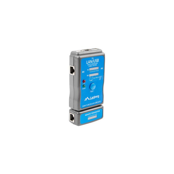 Lanberg NT-0403 RJ45-RJ11-USB Network Tester