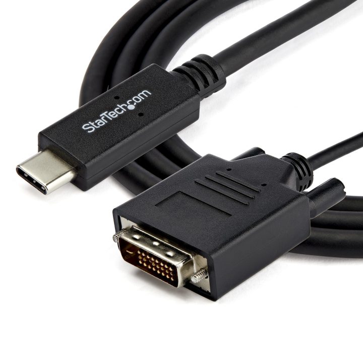 StarTech.com 1m USB-C to DVI Cable - 1920 x 1200 - Black