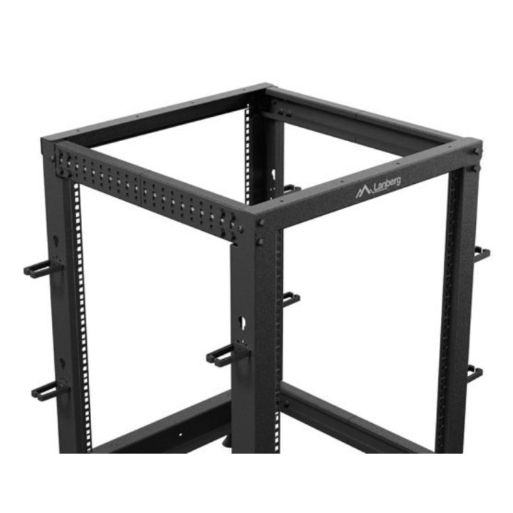 Lanberg OR01-6115-B 15U Open Rack Cabinet Standalone Black