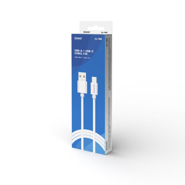 Cabo USB-A para USB-C Savio CL-168 3 m 2.0