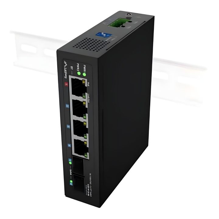 Lanberg ILGE-4P-2S-90 switch No administrado Fast Ethernet (10/100)…