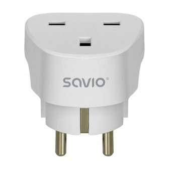 UK to Spain Travel Plug Adapter Savio AP-02 (SAVAP-02)