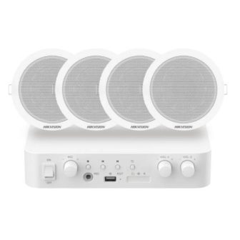Hikvision DS-QAE1KA80206-4 Kit 1xAmpl 4xAlta Techo (347000223)