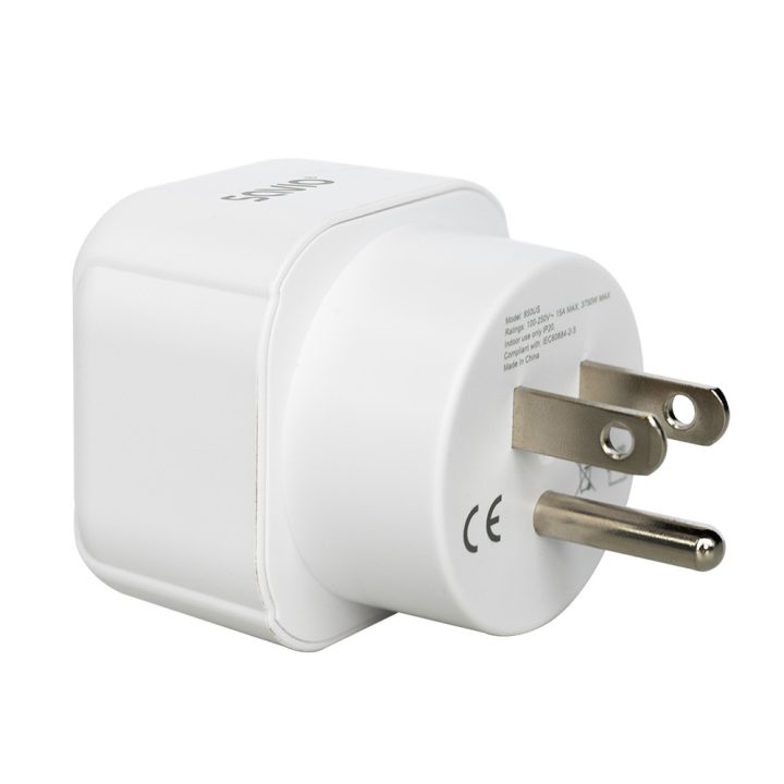 Spain to USA Travel Plug Adapter Savio AP-03 (SAVAP-03)