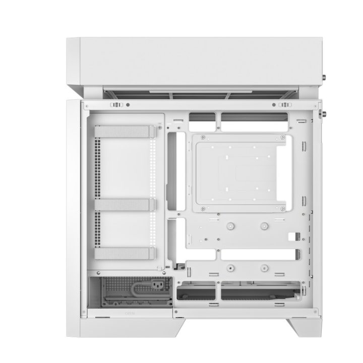 Gabinete de PC gaming Deepcool CL660 ATX ARGB vidro temperado branco…