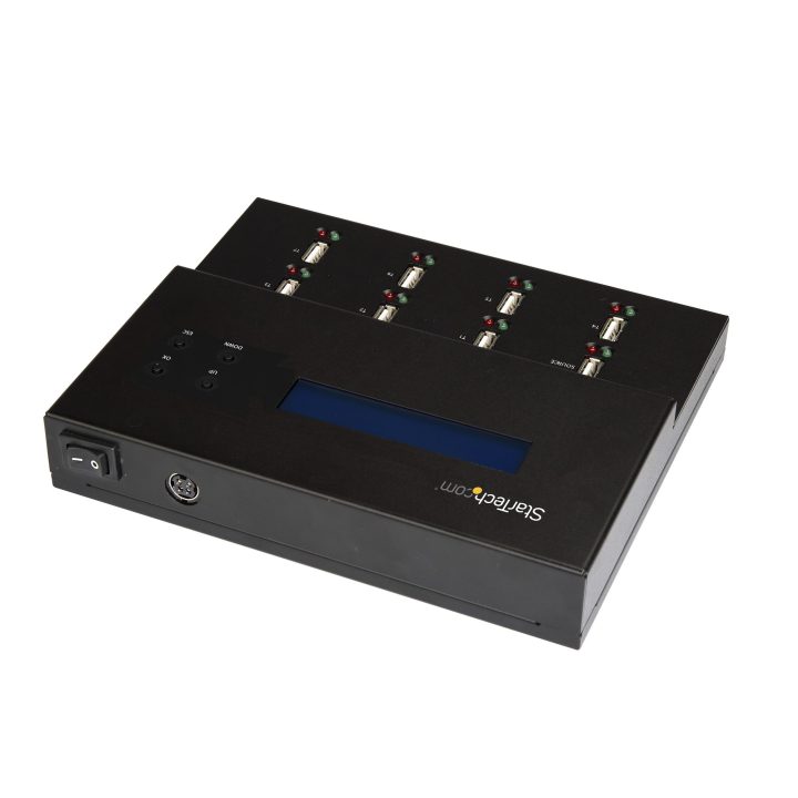 StarTech.com Standalone 1:7 USB Flash Drive Duplicator - USB Memory…
