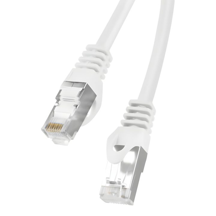 Lanberg PCF6-10CC-0100-W White Network Cable 1 m Cat6 F/UTP (FTP)