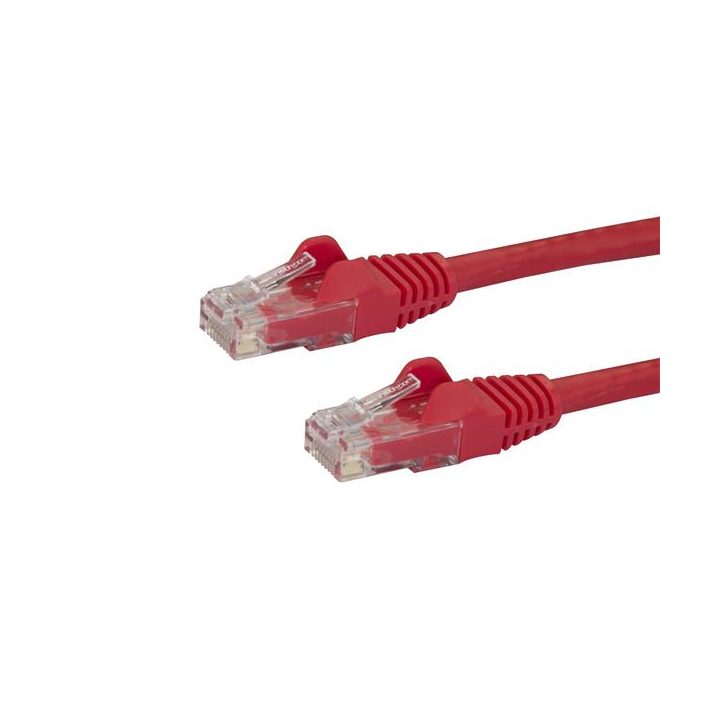 StarTech.com 10m Red Gigabit Cat6 Ethernet RJ45 Snagless Network Cable