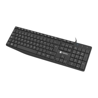 Natec NKL-1948 Universal USB Keyboard QWERTY Spanish Black