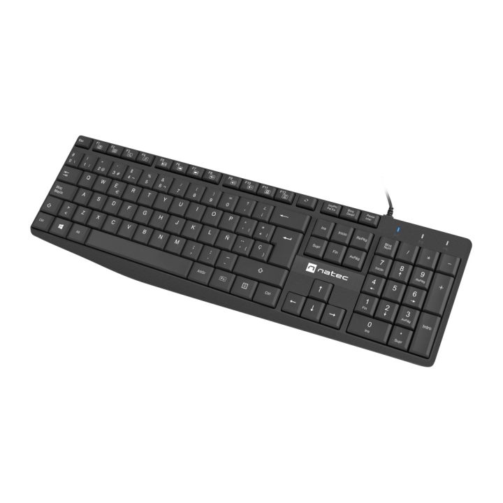 Natec NKL-1948 Universal USB Keyboard QWERTY Spanish Black