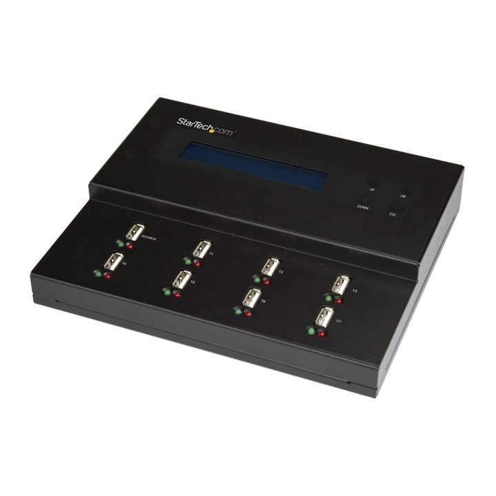 StarTech.com Standalone 1:7 USB Flash Drive Duplicator - USB Memory…