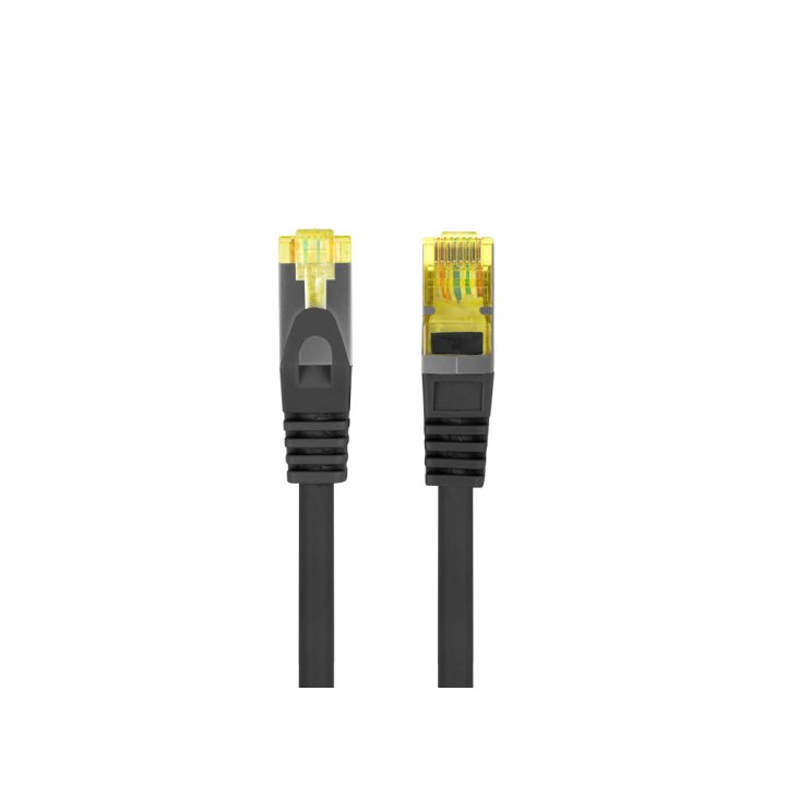 Lanberg Cat.6a S/FTP LSZH CU Patch Cable 2m Black Fluke Passed…