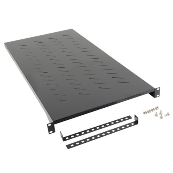 Bandeja fixa Lanberg 1U 483x900mm até 25kg rack 19 polegadas preto…