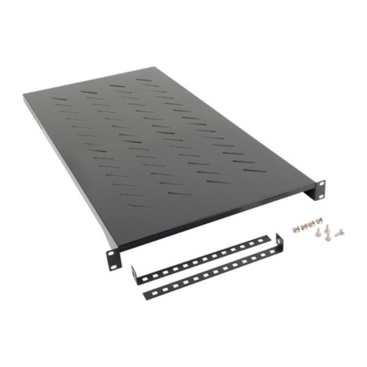 Bandeja fixa Lanberg 1U 483x900mm até 25kg rack 19 polegadas preto…