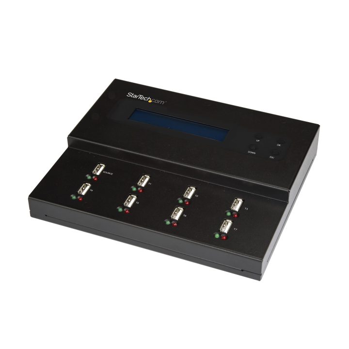 StarTech.com Standalone 1:7 USB Flash Drive Duplicator - USB Memory…