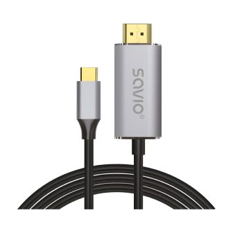Cabo USB-C para HDMI 2.0 4K 2m savio cl-171 (SAVKABELCL-171)