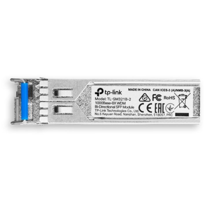 TP-Link Omada TL-SM321B Fiber Optic SFP Transceiver Module 1250 Mbit/s