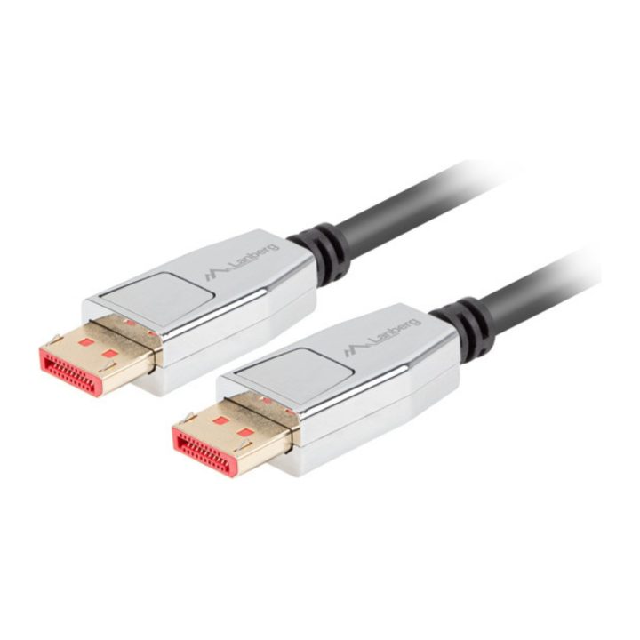 Cabo DisplayPort Lanberg 1m-macho-macho-negro (CA-DPDP-20CU-0010-BK)