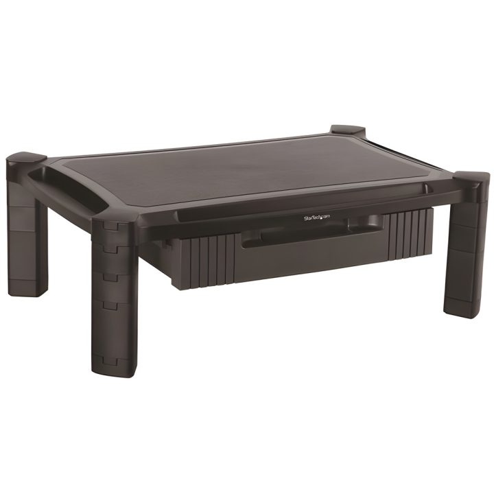StarTech.com Monitor Riser with Drawer - Height Adjustable with…