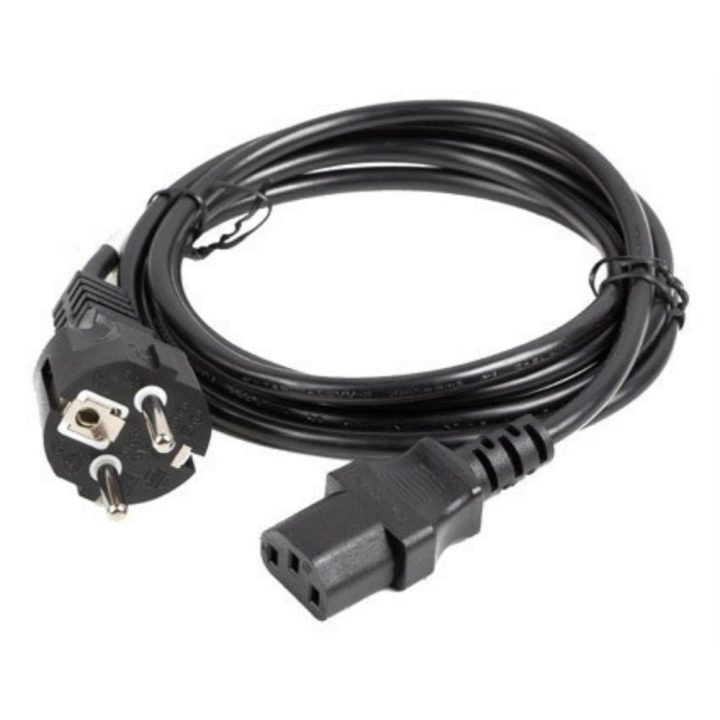 Cabo de alimentação Lanberg schuko cee 7-7 para IEC320 C13 vde 1.8m…